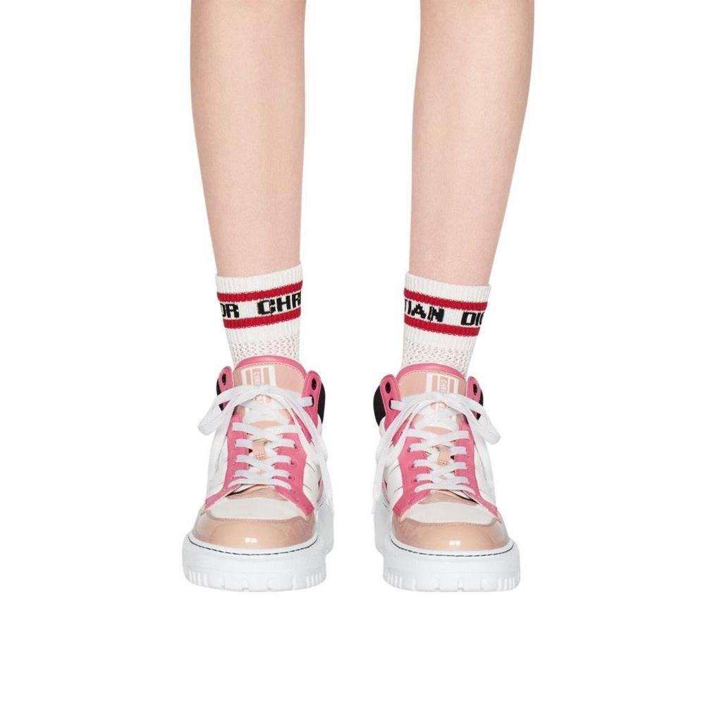 Dior - D-Player Leather Sneakers - IT 38 - Picture 6 of 7